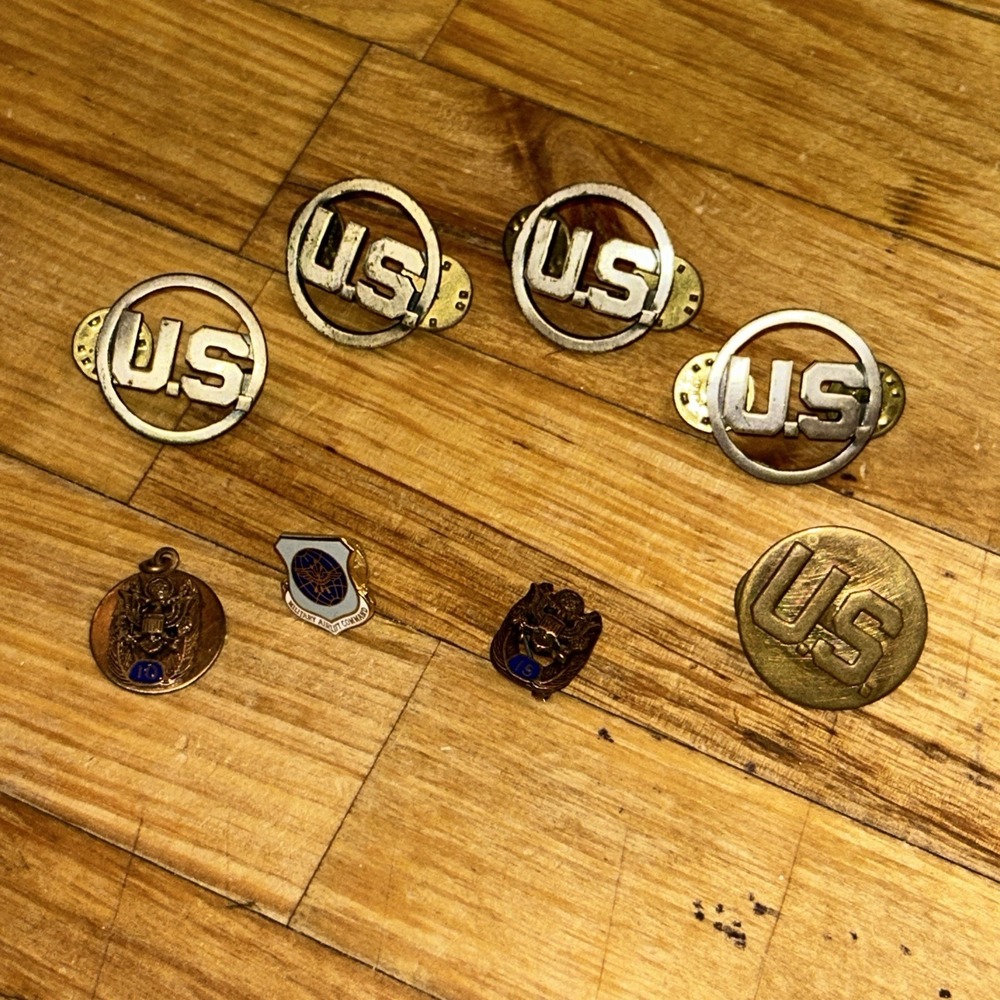 US Military Army Enamel Metal Pin Lot D2